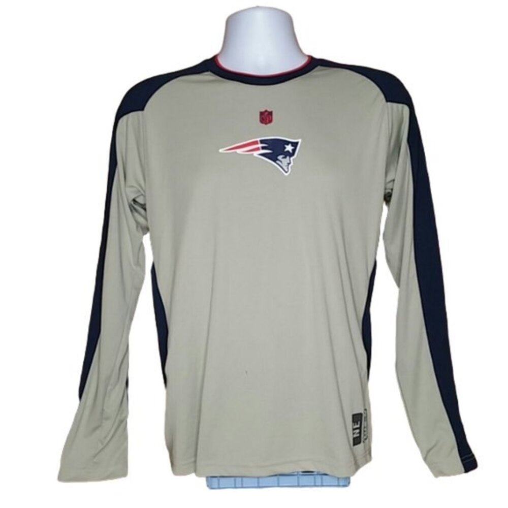 New England Patriots Long Sleeve Dri Tek Shirt XL
